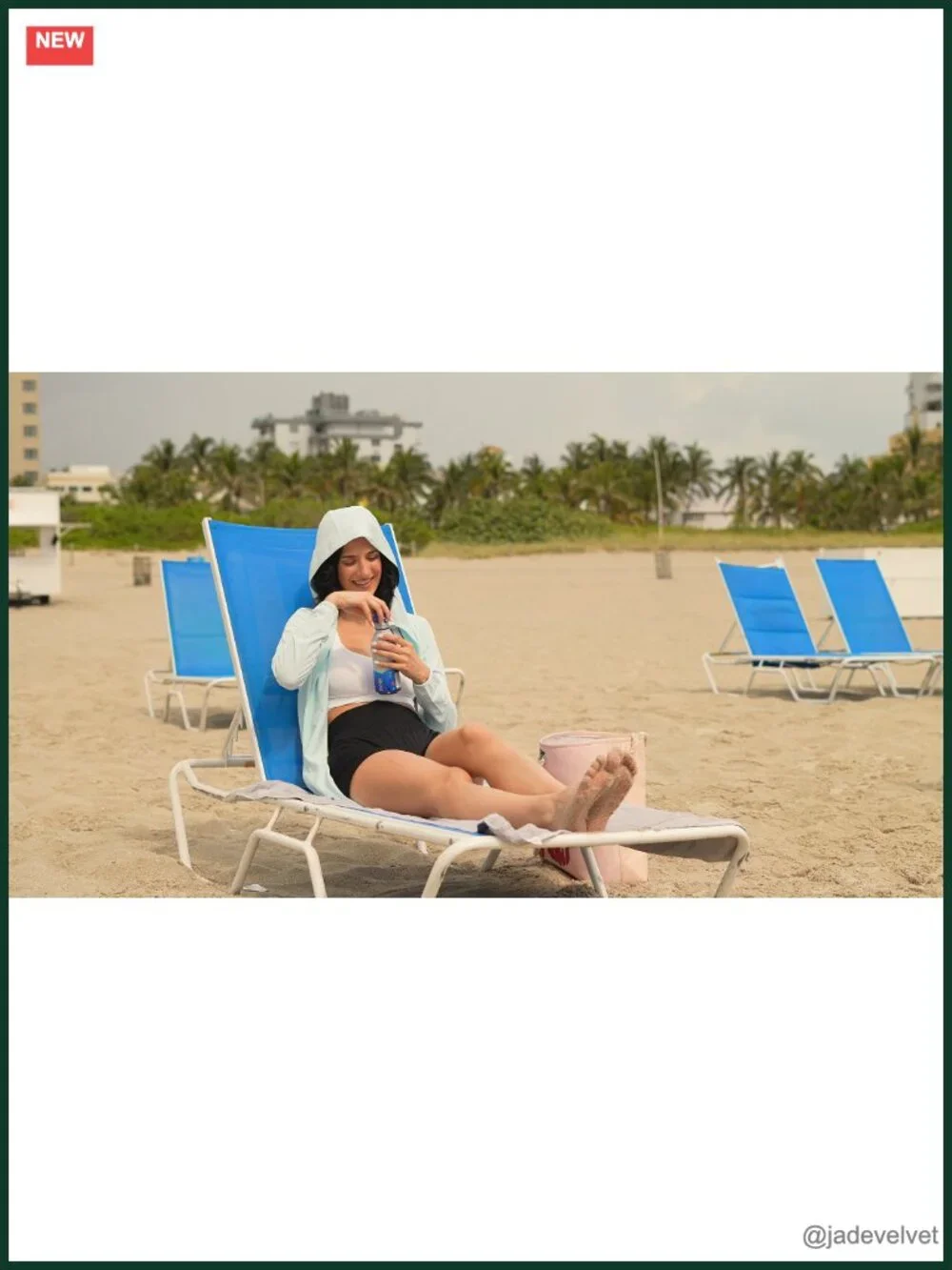 UPF 50+ Swim Cover Up Sun Protection Hoodie Long Jacket Beach Cover Up